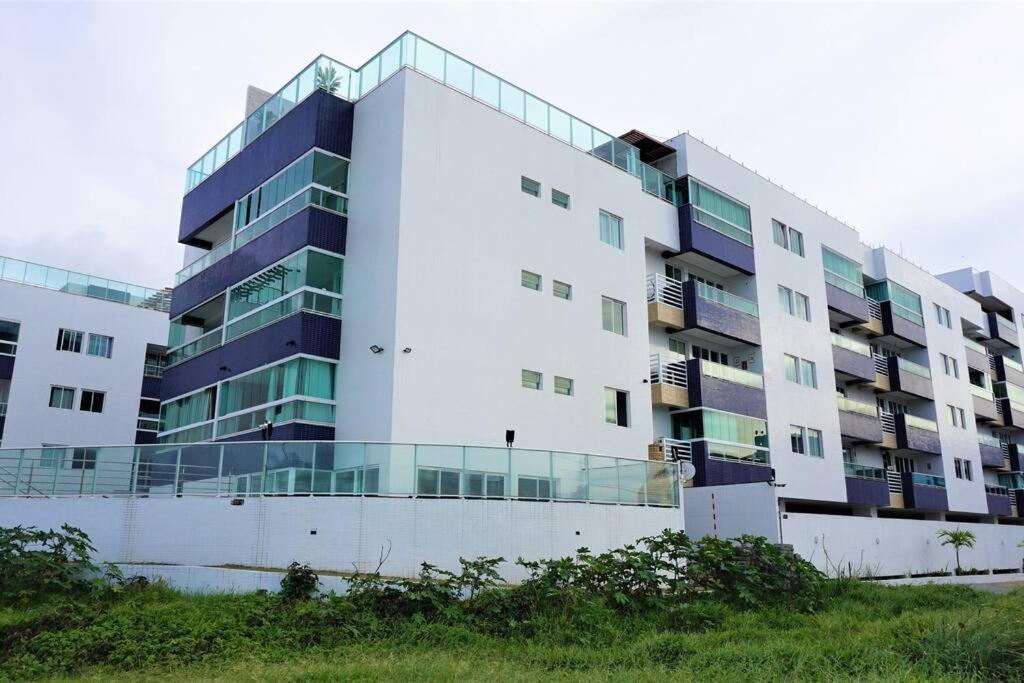 Joao Pessoa, A Dois Passos Do Paraiso, 2 Suites Com A/C, Vista Panoramica Para O Mar Do Bessa, Portaria 24H E 2 Vagas De Garagem Esterno foto